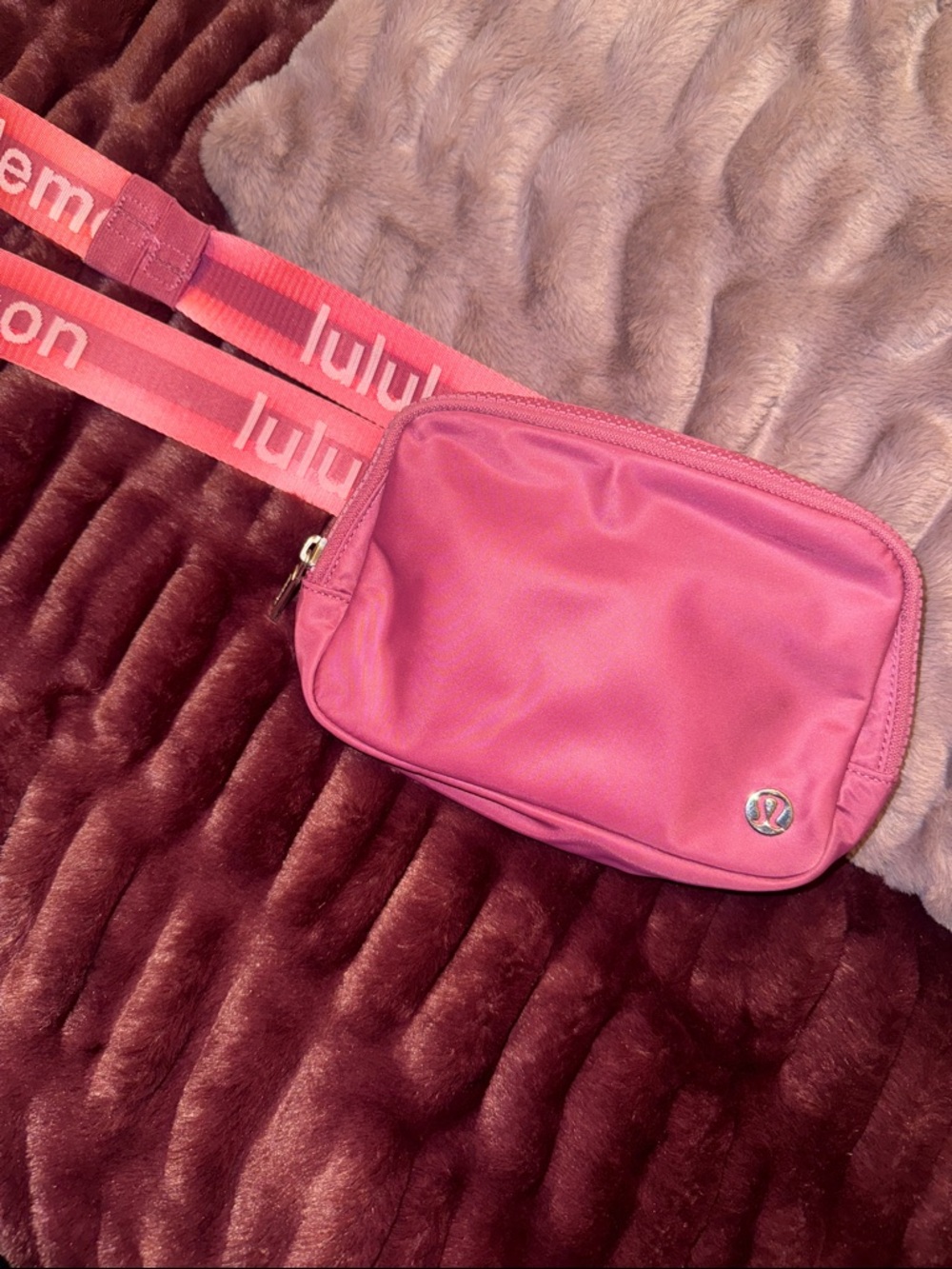 lululemon athletica Hot Pink Crossbody Belt Bag